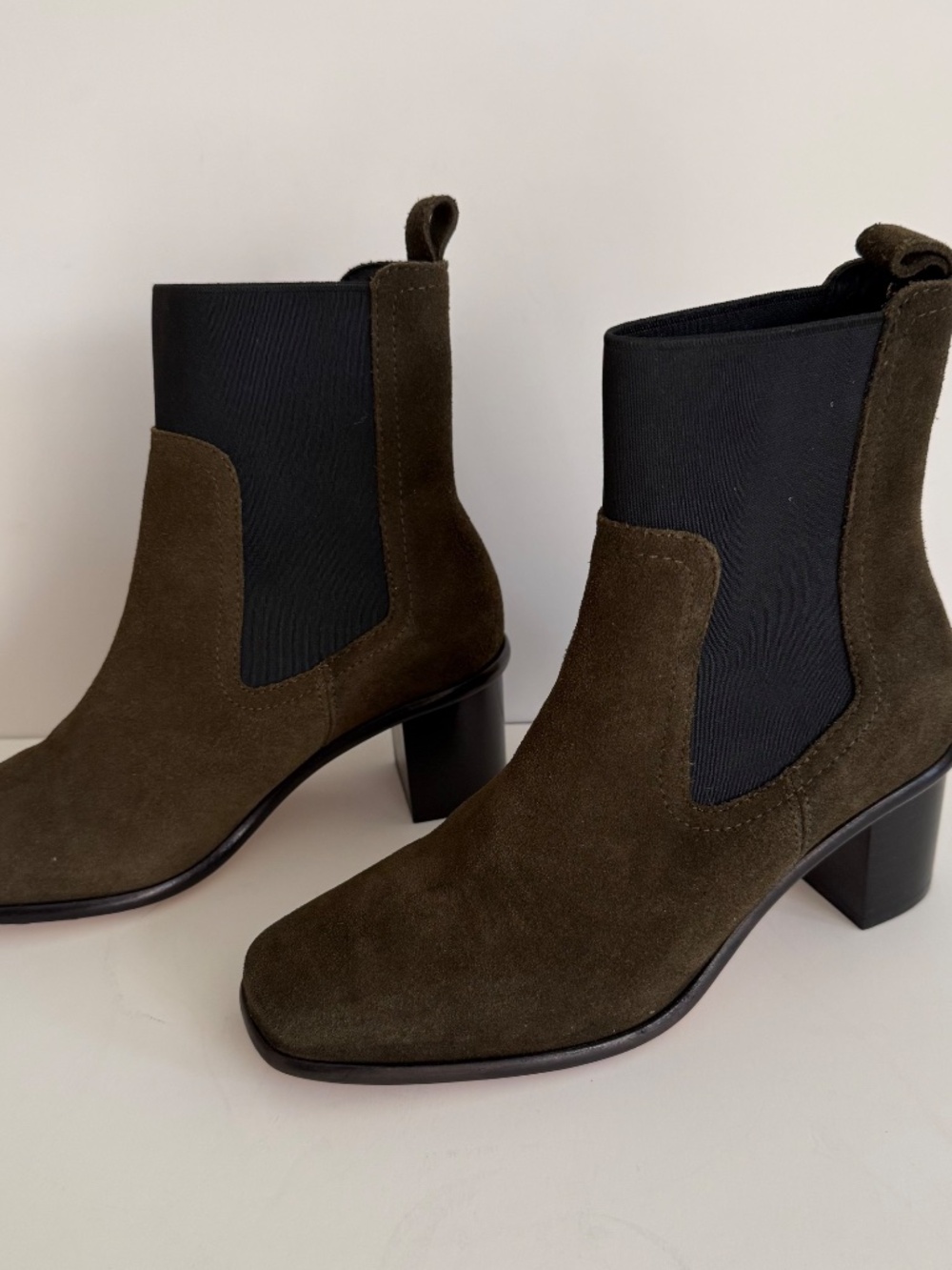 Patina Portland Leather Goods Vero Vine Green Chelsea Boots 13814 Women's Size 7